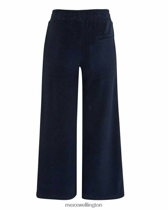 Girls Mexx Blue Wide toweling pants Navy 2B480T861