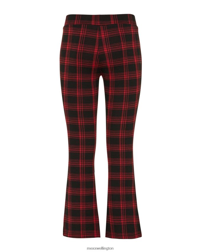 Girls Mexx Red Checked flared pants 2B480T814
