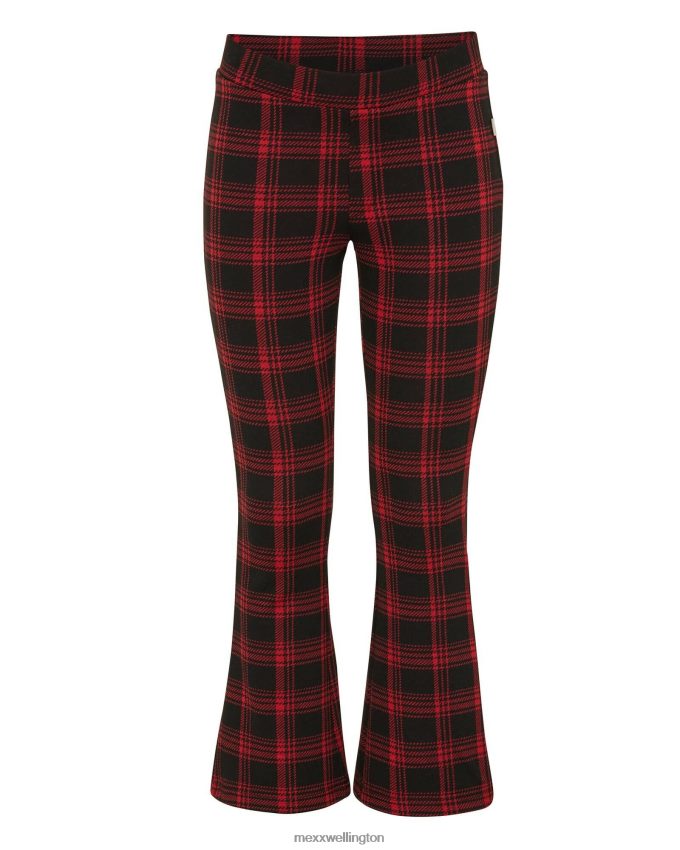Girls Mexx Red Checked flared pants 2B480T814