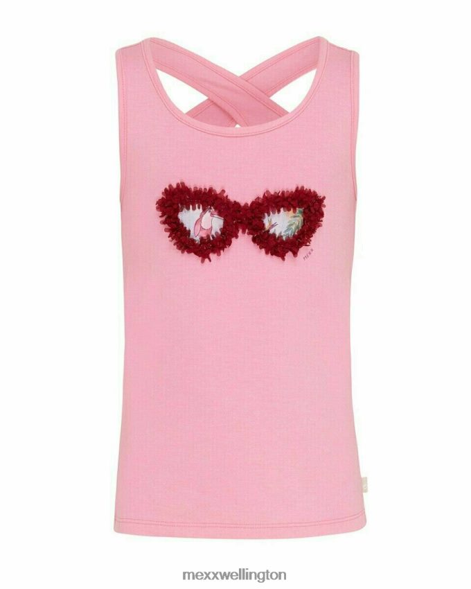 Girls Mexx Pink Crossed back singlet 2B480T848