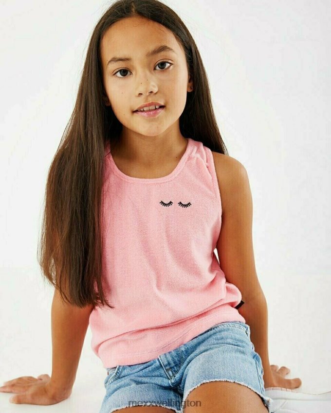 Girls Mexx Pink Toweling singlet pink 2B480T785