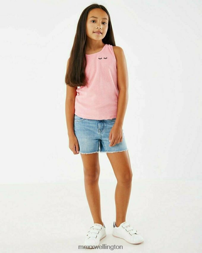 Girls Mexx Pink Toweling singlet pink 2B480T785