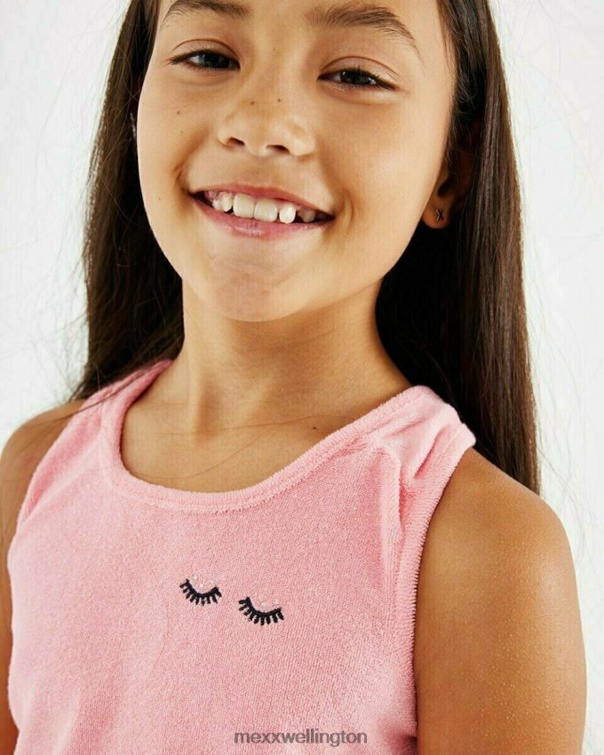 Girls Mexx Pink Toweling singlet pink 2B480T785