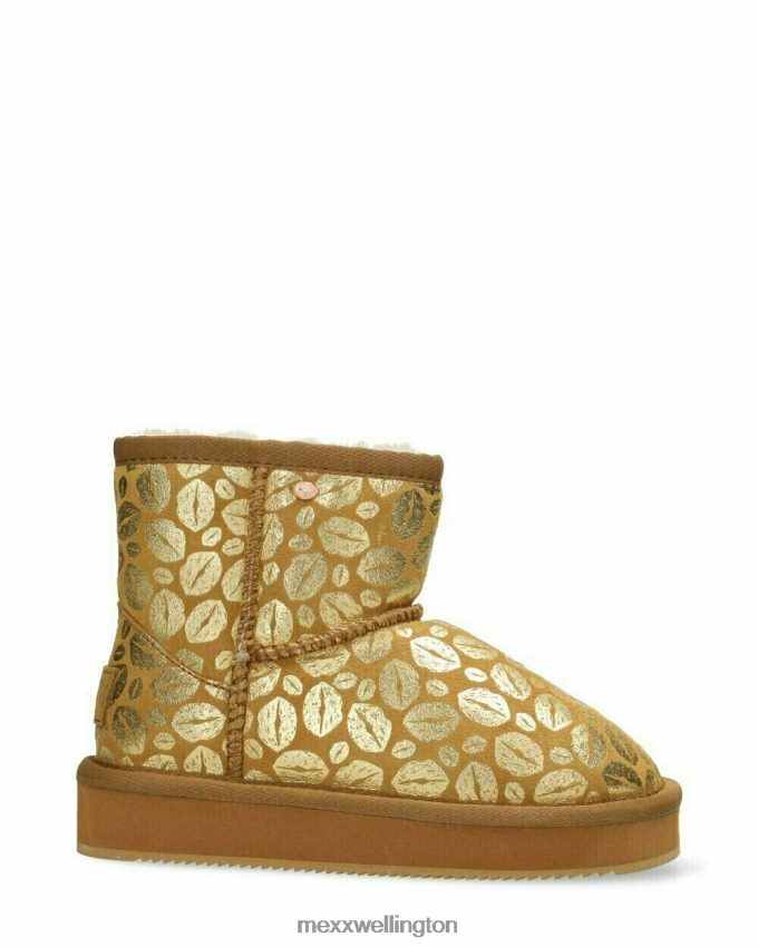 Girls Mexx Beige House shoe Bobby Jane/Gold 2B480T993