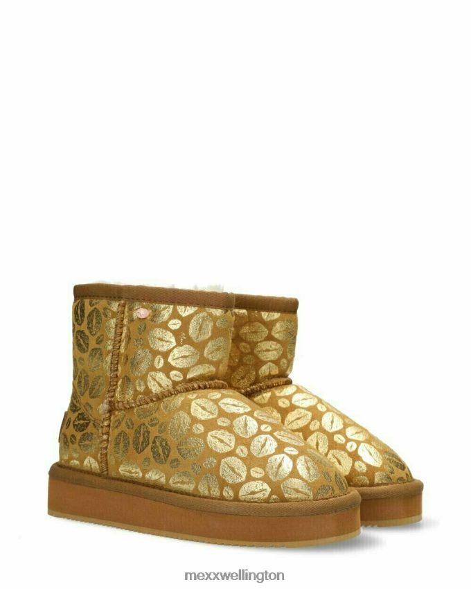 Girls Mexx Beige House shoe Bobby Jane/Gold 2B480T993