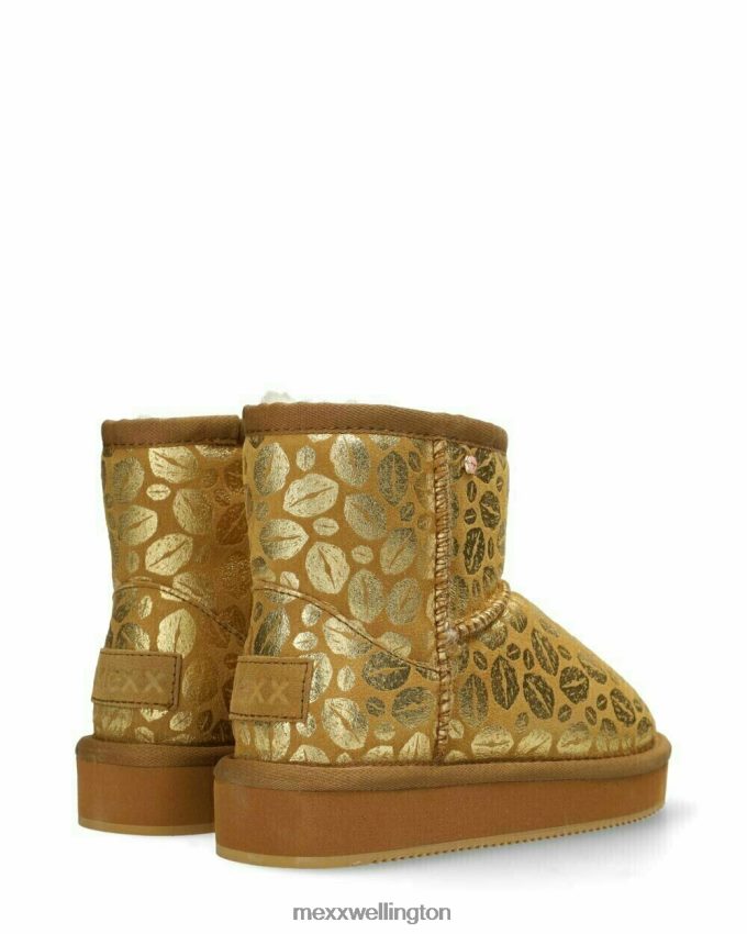 Girls Mexx Beige House shoe Bobby Jane/Gold 2B480T993