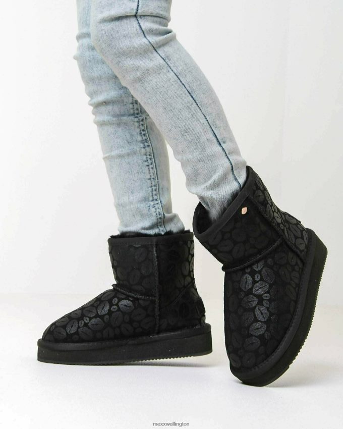 Girls Mexx Schwarz House shoe Bobby Jane Black 2B480T992