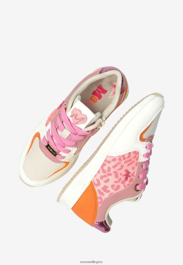 Girls Mexx Orange Sneaker Fleur Mini Pink 2B480T986
