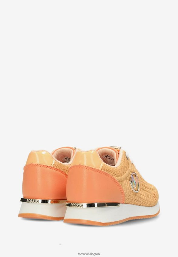 Girls Mexx Orange Sneaker Gitte Glitter Mini Peach 2B480T989
