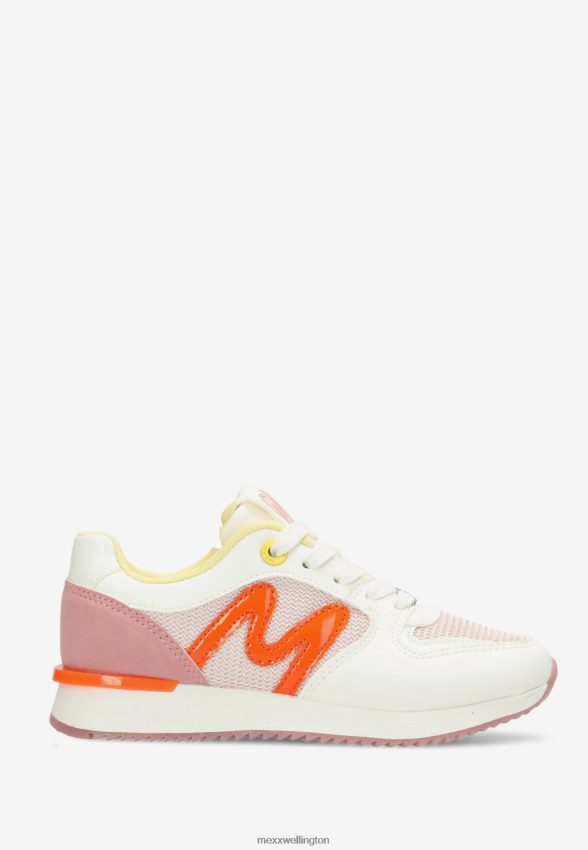 Girls Mexx Orange Sneaker Ladia Pink/White 2B480T985