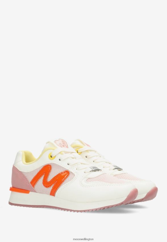 Girls Mexx Orange Sneaker Ladia Pink/White 2B480T985