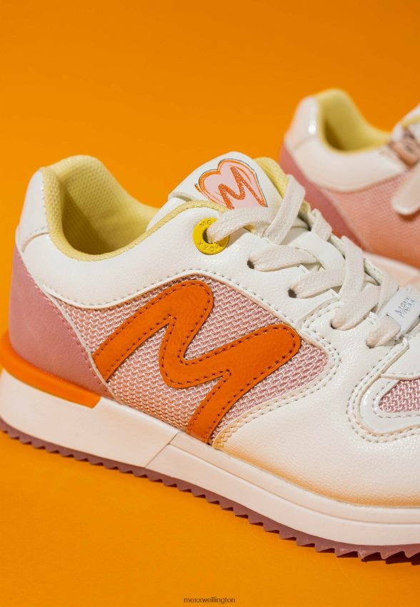 Girls Mexx Orange Sneaker Ladia Pink/White 2B480T985