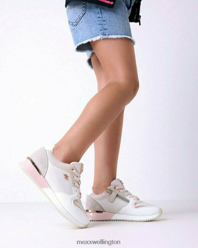 Girls Mexx Pink Sneaker Fleur Mini Beige/pink 2B480T995