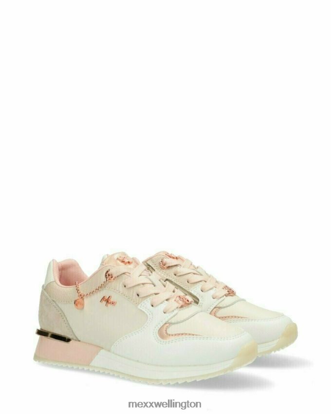 Girls Mexx Pink Sneaker Fleur Mini Beige/pink 2B480T995
