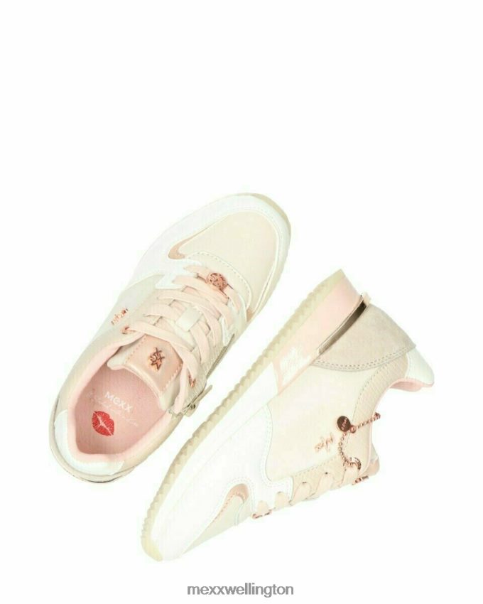 Girls Mexx Pink Sneaker Fleur Mini Beige/pink 2B480T995