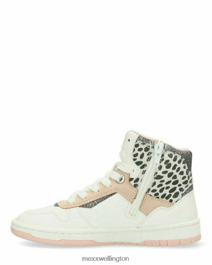 Girls Mexx Pink Sneaker Ginia White 2B480T999