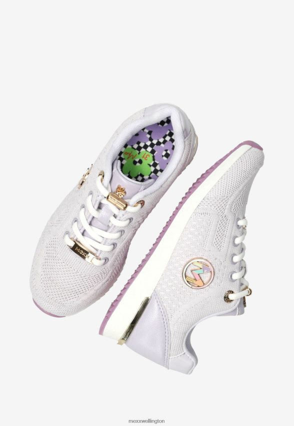 Girls Mexx Purple Sneaker Gitte Glitter Mini Lilac 2B480T990