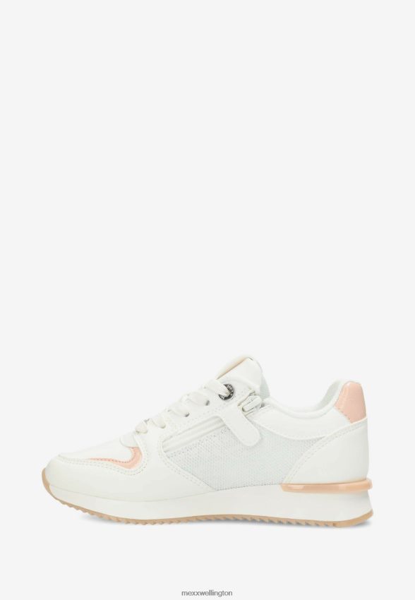 Girls Mexx White Sneaker Fleur Mini/Pink 2B480T988