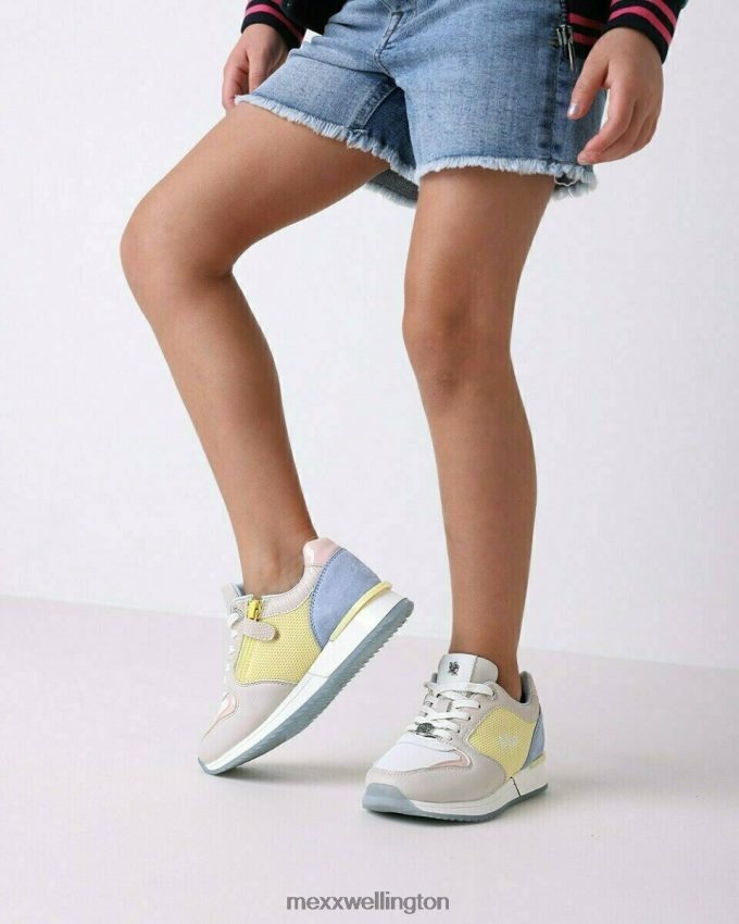 Girls Mexx Yellow Sneaker Fleur Mini 2B480T996