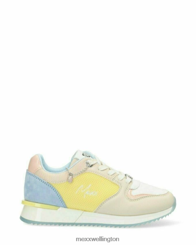 Girls Mexx Yellow Sneaker Fleur Mini 2B480T996