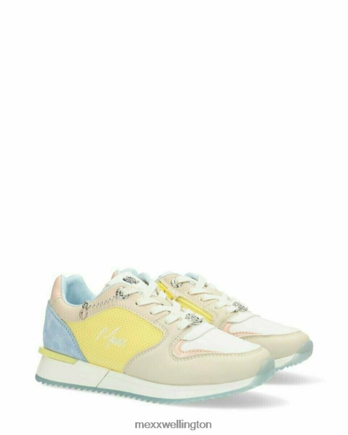 Girls Mexx Yellow Sneaker Fleur Mini 2B480T996