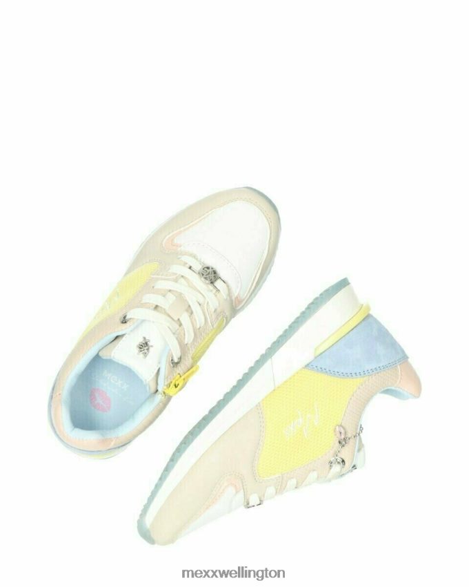 Girls Mexx Yellow Sneaker Fleur Mini 2B480T996
