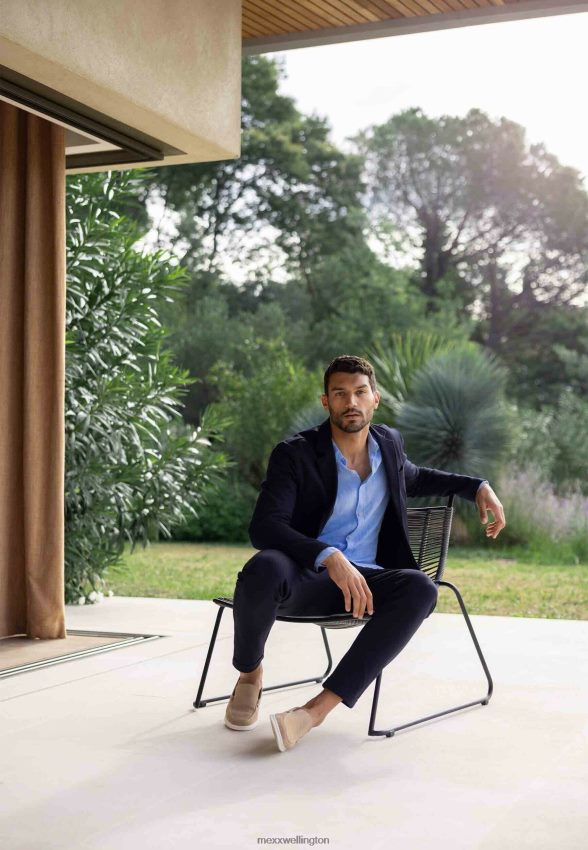 Men Mexx Blue Stretch Blazer Navy 2B480T463