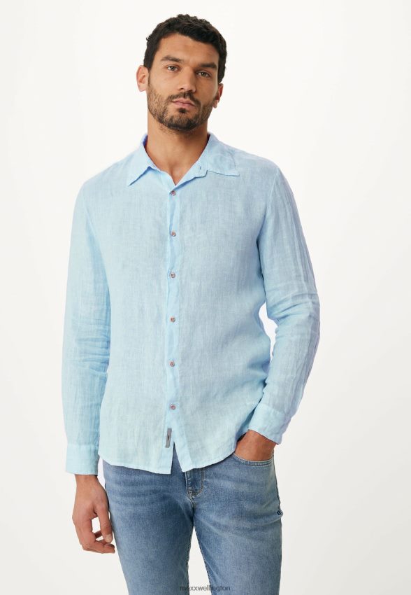 Men Mexx Blue Shirt Light 2B480T465
