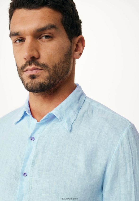 Men Mexx Blue Shirt Light 2B480T465