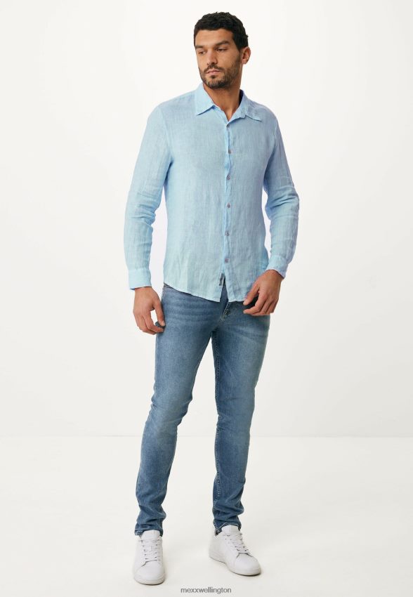 Men Mexx Blue Shirt Light 2B480T465