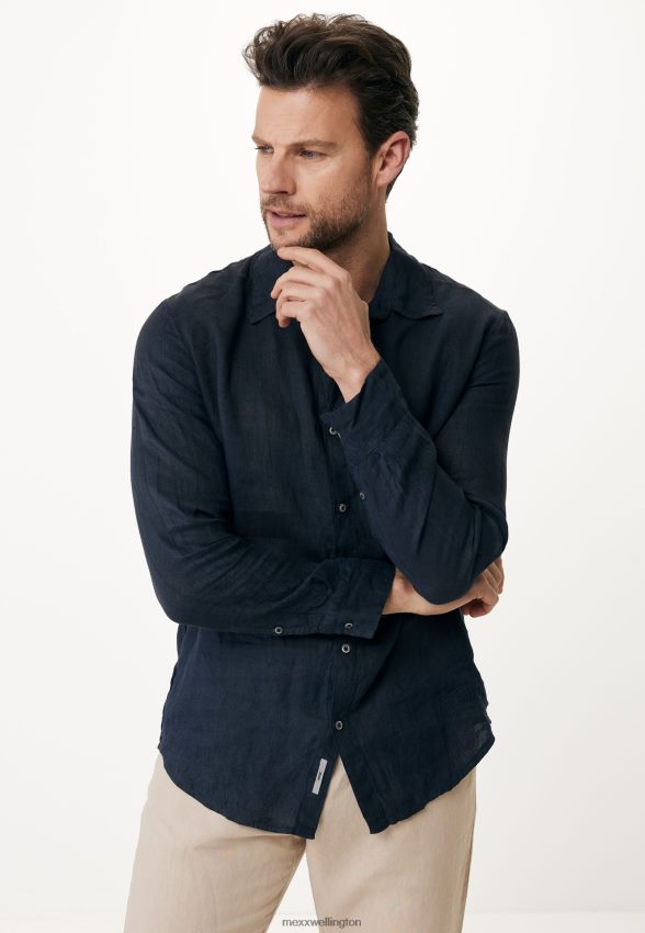 Men Mexx Blue Shirt Navy 2B480T606