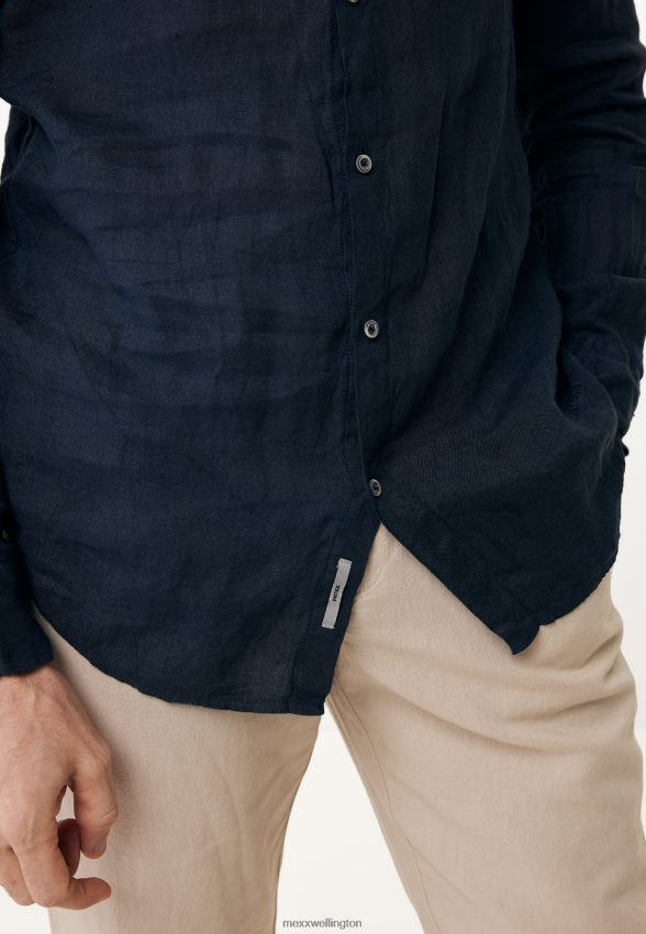 Men Mexx Blue Shirt Navy 2B480T606