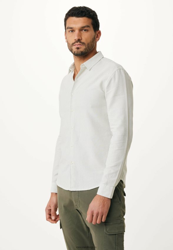 Men Mexx Green Oxford Shirt 2B480T520