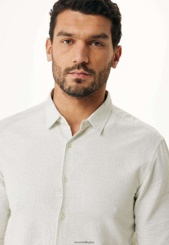 Men Mexx Green Oxford Shirt 2B480T520