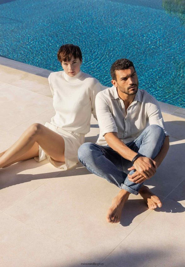 Men Mexx White Shirt 2B480T471