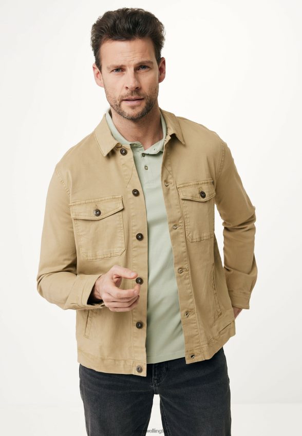 Men Mexx Beige Worker Jacket Sand 2B480T521