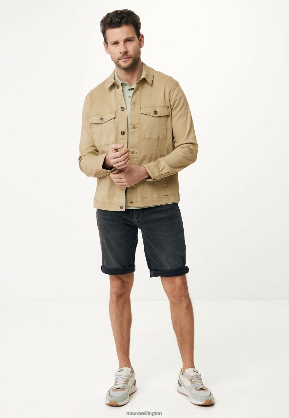 Men Mexx Beige Worker Jacket Sand 2B480T521