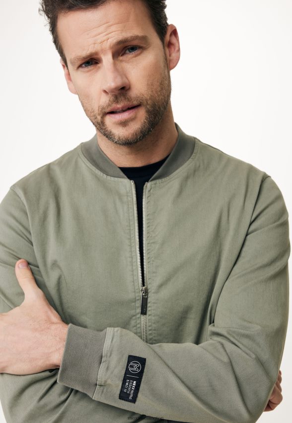 Men Mexx Green Bomber Jacket Faded 2B480T524