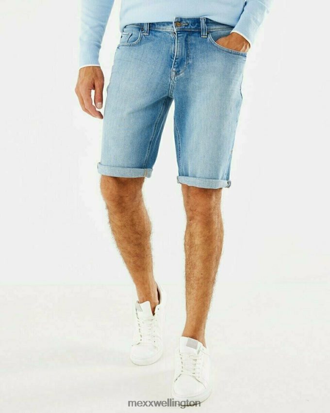 Men Mexx Blue Steve Jeans Short Light 2B480T615