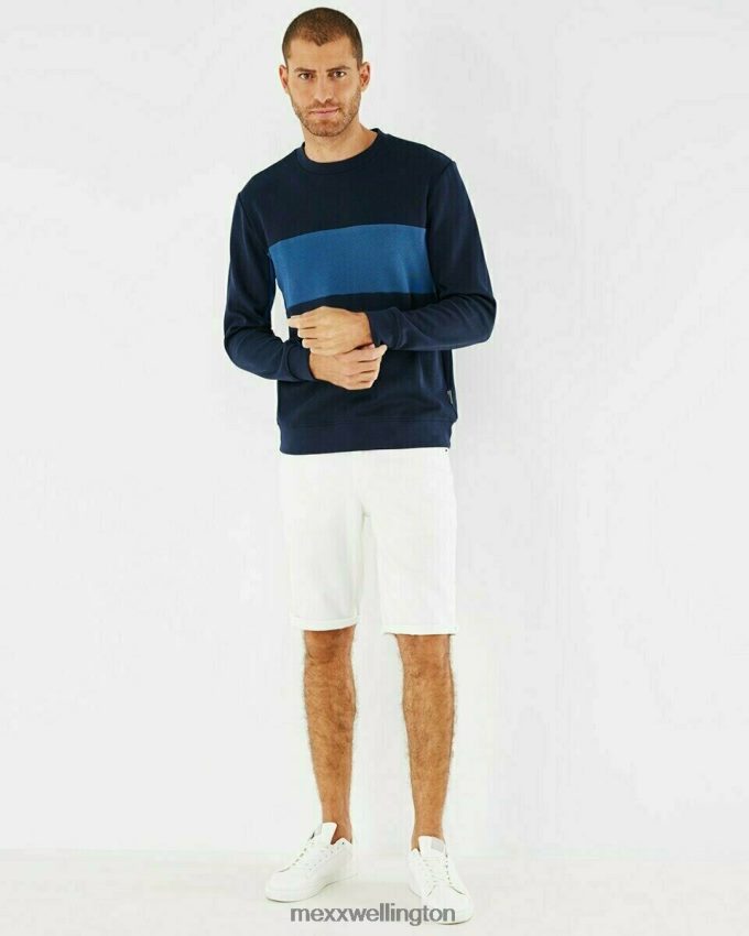 Men Mexx White Steve Jeans Short Off 2B480T613