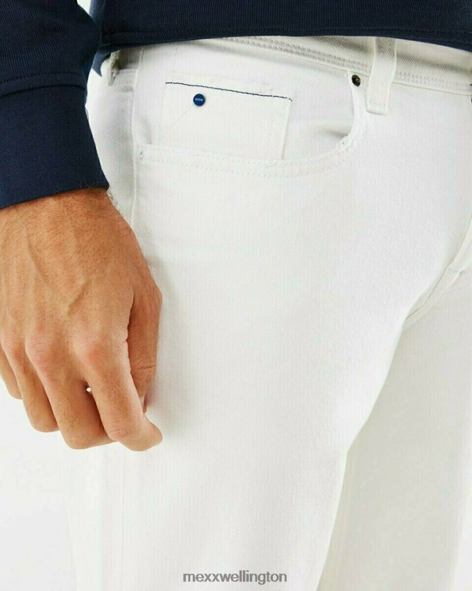Men Mexx White Steve Jeans Short Off 2B480T613