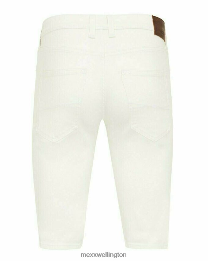 Men Mexx White Steve Jeans Short Off 2B480T613