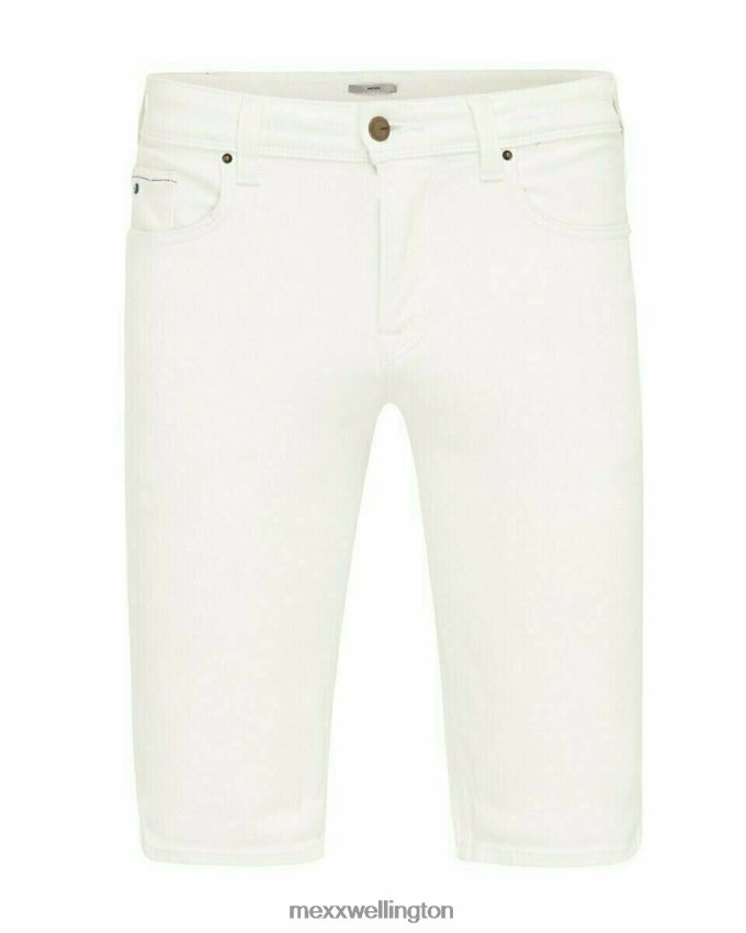 Men Mexx White Steve Jeans Short Off 2B480T613