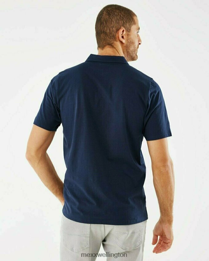 Men Mexx Blue Jersey Polo Navy 2B480T624