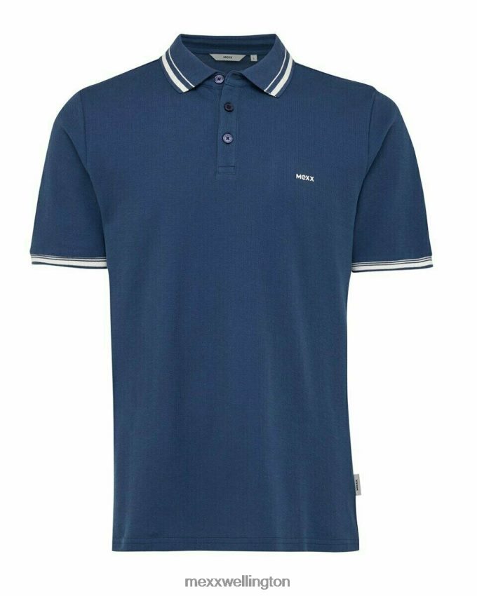 Men Mexx Blue Pique polo Navy 2B480T625