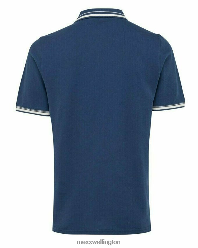 Men Mexx Blue Pique polo Navy 2B480T625
