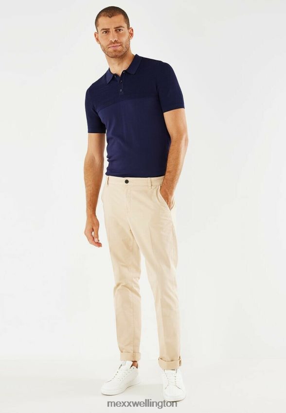 Men Mexx Navy Knit Polo 2B480T607