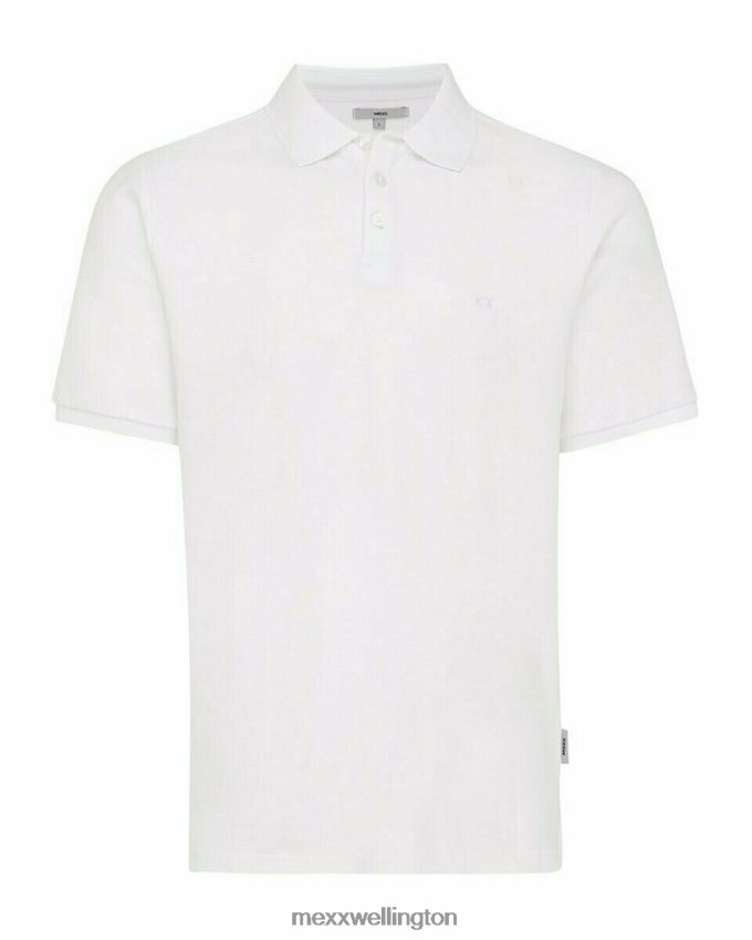 Men Mexx White Pique Polo 2B480T588