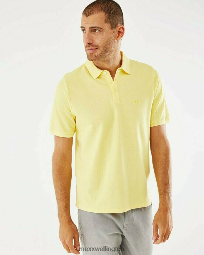 Men Mexx Yellow Pique Polo 2B480T611