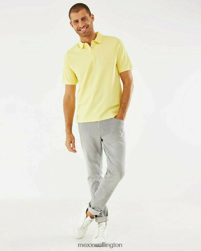 Men Mexx Yellow Pique Polo 2B480T611